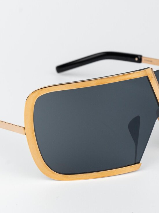 Valentino Women Sunglasses Titanium Gold Grey Mask V-ROMASK VLS-120A 146 main image 10